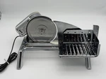 Rival Electr-o-matic Food 1101E/5 Vintage Chrome Meat Deli Slicerserviced. Fixed Price $56.99.