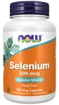 Now Foods Selenium 200 Mcg 180 Vegetable Caps Essential Mineral 04/28EXP. Fixed Price $16.80.