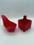 Evriholder Simply Served Boiler Basket & Architec Scoop Colander Red. Fixed Price $12.00.