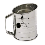 3 Cup Stainless Steel Hand Crank Sifter With Volume Markings 24OZ Capacity. Fixed Price $17.59.