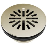 Delta Faucet DT051411-PN 4" Round Shower Floor Drain Polished Nickel. Fixed Price $49.99.