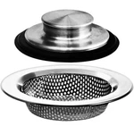 Hilltop 2PCS Kitchen Sink Strainer And Anti-clogging Stopper Drainer Set. Fixed Price $6.87.