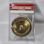 B&k Polished Brass Kitchen Basket Strainer 131-821RP 4 1/2" Flange Diameter New. Fixed Price $19.99.